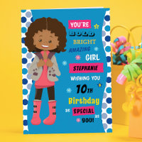 Personalized Birthday - Multicultural Girl
