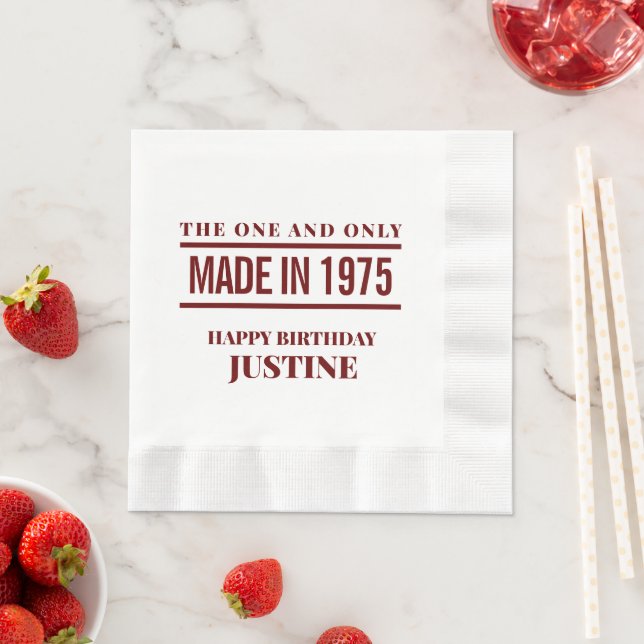 Personalized Birthday Napkins (Insitu)
