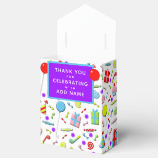 Personalized Birthday Party Favor Box