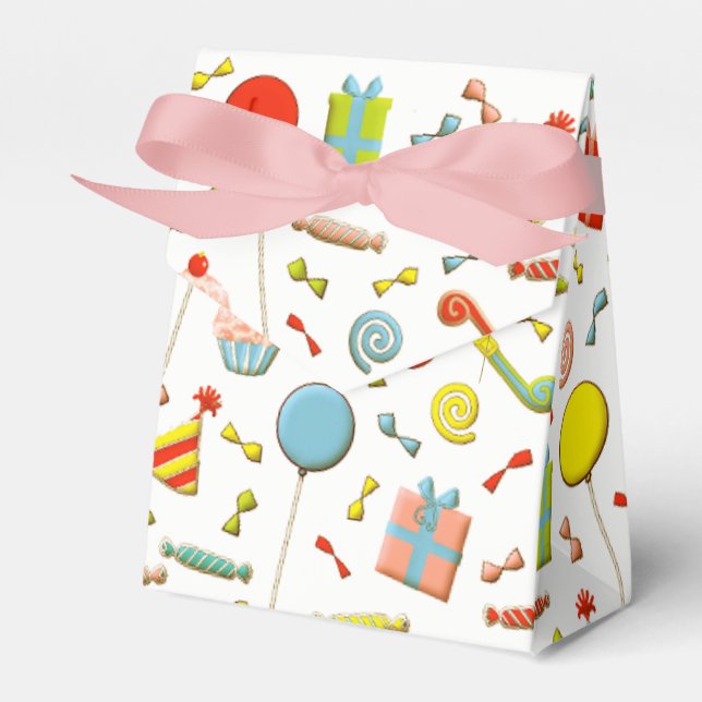 Personalized Birthday Party Favour Box (Front Side)