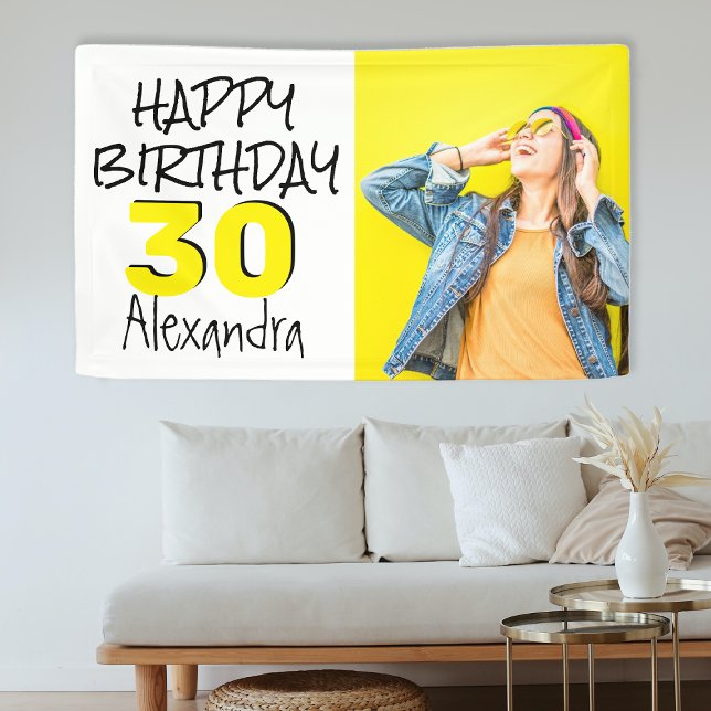 Personalized Birthday Photo Banner (Creator Uploaded)