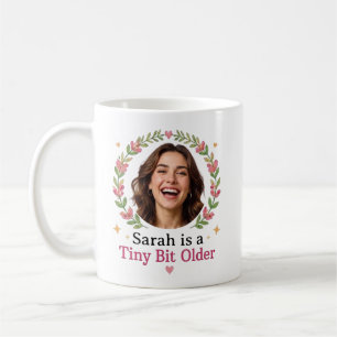 Personalized Birthday Photo Custom Name Coffee Mug