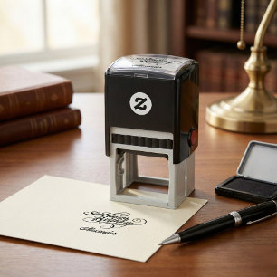 Personalized Birthday Self Inking Rubber Stamp