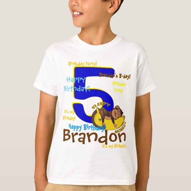 Personalized Birthday Shirt (Front)