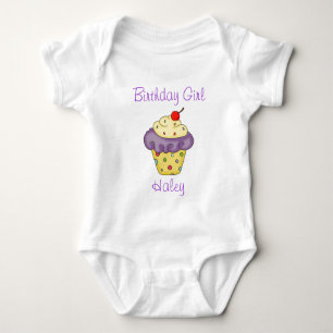 Personalized birthday shirts cupcake birthday girl