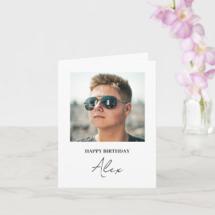 Personalized Birthday Snapshot Card