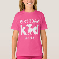 Personalized Birthday Superhero Girl Silhouette