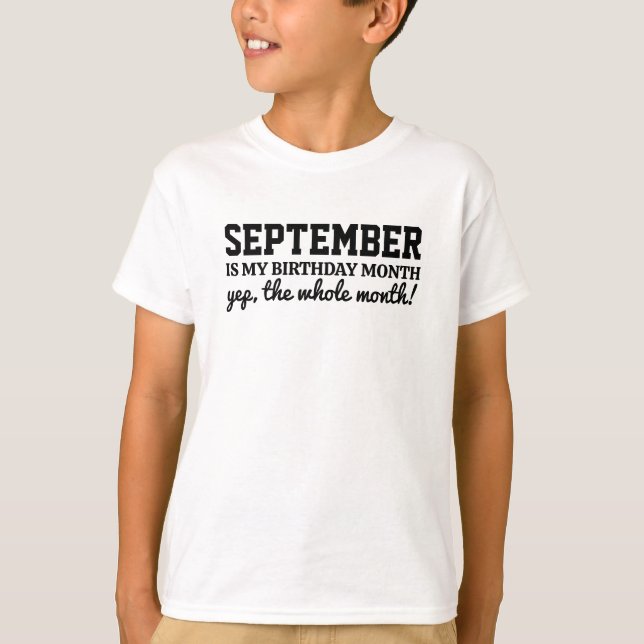 Personalized Birthday  T-Shirt (Front)
