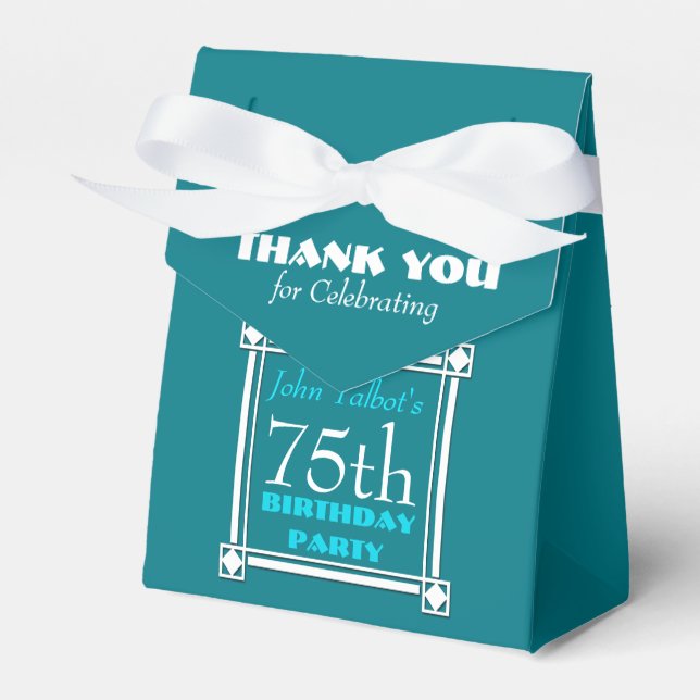 Personalized Birthday Thank You Favour Box (Front Side)
