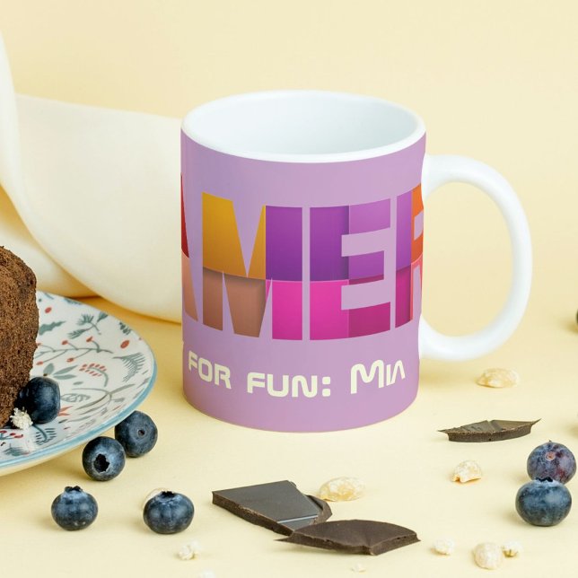 Personalized Birthday Valentines Gift for Gamers Mug (Personalized Birthday Valentines Gift for Gamers)