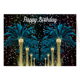 Personalized Birthday Winter Palms 