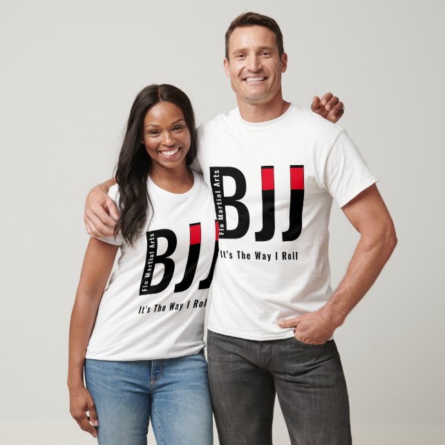 Personalized BJJ Jiu Jitsu Black Belt Men's Unisex T-Shirt (Unisex)
