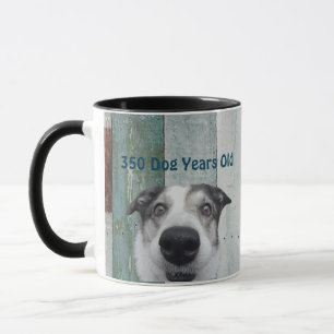 Personalized Black 50th Birthday Custom Mug