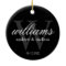 Personalized Black and White Monogram