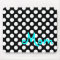 Personalized Black and White Polka Dot