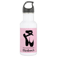 Personalized Black Ballet Shoes En Pointe
