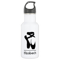 Personalized Black Ballet Shoes En Pointe
