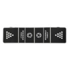 Personalized Black Beer Pong Table