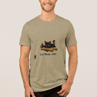 Personalized Black Cat Book Lover Custom Name T-Sh Tri-Blend Shirt