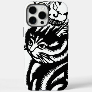 Personalized Black Cat iPhone 16 Pro Max Case