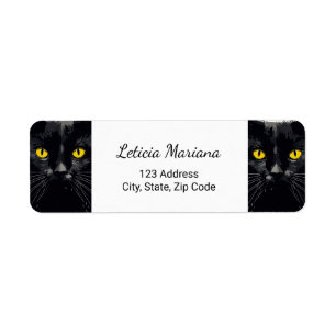 Personalized Black Cat Eyes