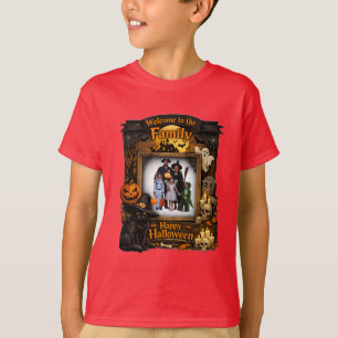 Personalized Black Cat Halloween T-Shirt – Custom