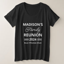 Personalized Black Family Reunion 2024 Matching