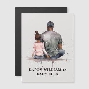 Personalized Black Father and Daughter (5)