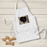 Personalized Black Lab Dog Photo and Dog Name Standard Apron<br><div class="desc">Personalize this keepsake with your dog's or puppy's photo and dog's name (or other pet or person's photo/name). Text reads Best Dog Ever or add your own text - We love Bella (dog's name), dog's birthday or day of passing. Just click on "customize" to add your personalized text, change the...</div>