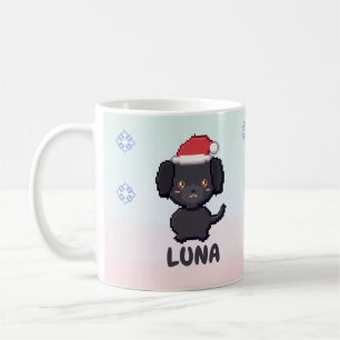 Personalized Black Labrador Christmas Mug