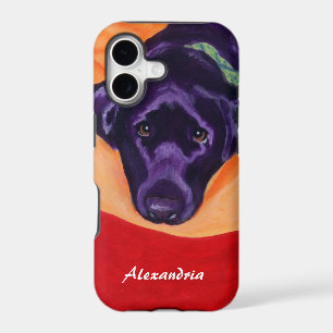 Personalized Black Labrador Painting