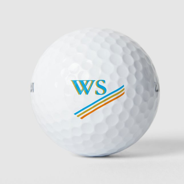 Personalized Black Leather Golf Head Cover Balls (Front)