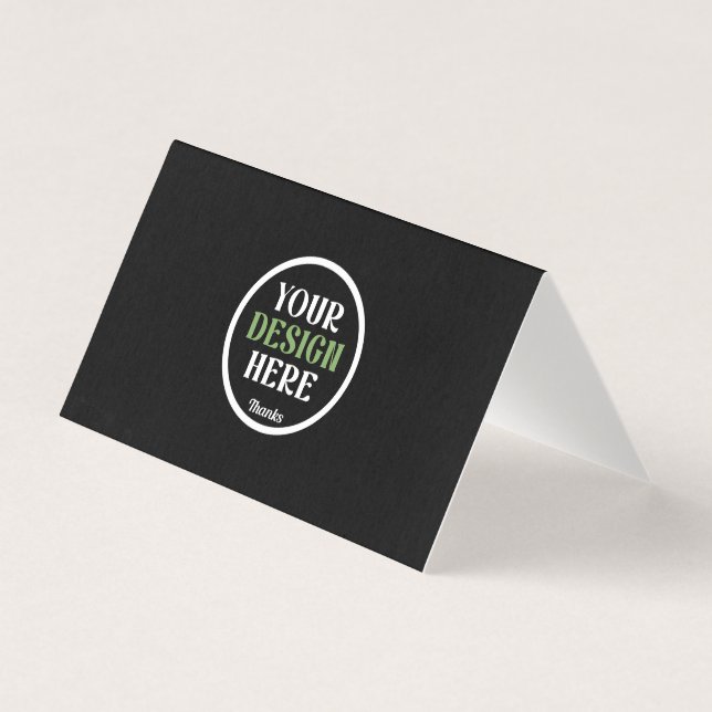 Personalized Black Logo QR Code Business Branding (Front)
