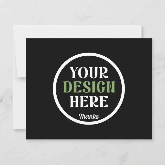 Personalized Black Logo QR Code Business Branding (Front)