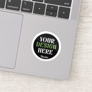 Personalized Black Logo QR Code Business Branding