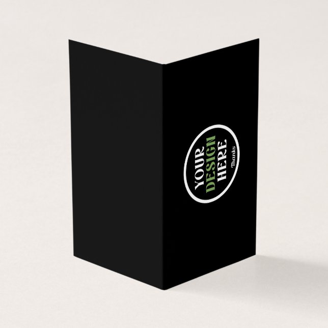 Personalized Black Logo QR Code Business Branding (Outside)