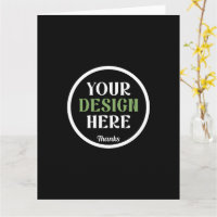 Personalized Black Logo QR Code Business Branding