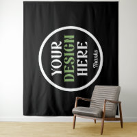 Personalized Black Logo QR Code Business Branding