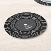 Personalized black Lp vinyl