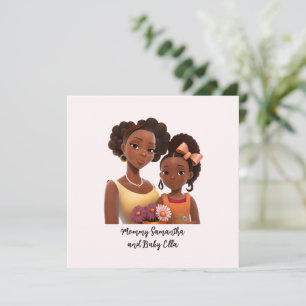 Personalized Black Mom and Daughter (7)