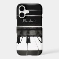 Personalized Black Piano iPhone 7 Plus Case