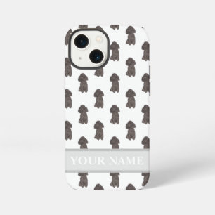 Personalized Black Poodle Dog iPhone 13 Mini Case