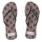 Personalized Black & Red Flip Flops