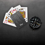 Personalized Black Shiny Classic Playing Cards<br><div class="desc">Introducing the epitome of sophistication in the realm of gaming accessories—these Personalized Black Shiny Classic Playing Cards from Zazzle. Crafted with the discerning player in mind, these cards are a masterpiece of elegance and functionality. The sleek, jet-black background accented with customizable shiny detailing ensures that each hand dealt is not...</div>