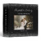 Personalized Black Silver Glitter Wedding Photo