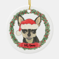 Personalized Black & Tan Chihuahua