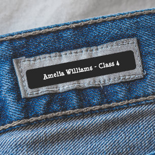 Personalized Black/White Back To School Clothes