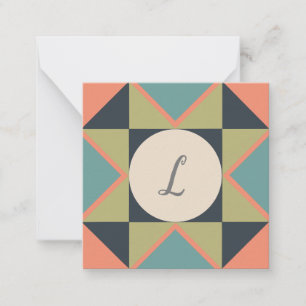 Personalized Blank Barn Quilt  Card