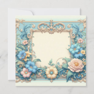 Personalized Blank Card Template - Invitations