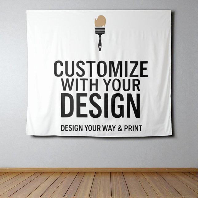 Personalized Blank Customized 104x88" Company  Tapestry (Creator Uploaded)